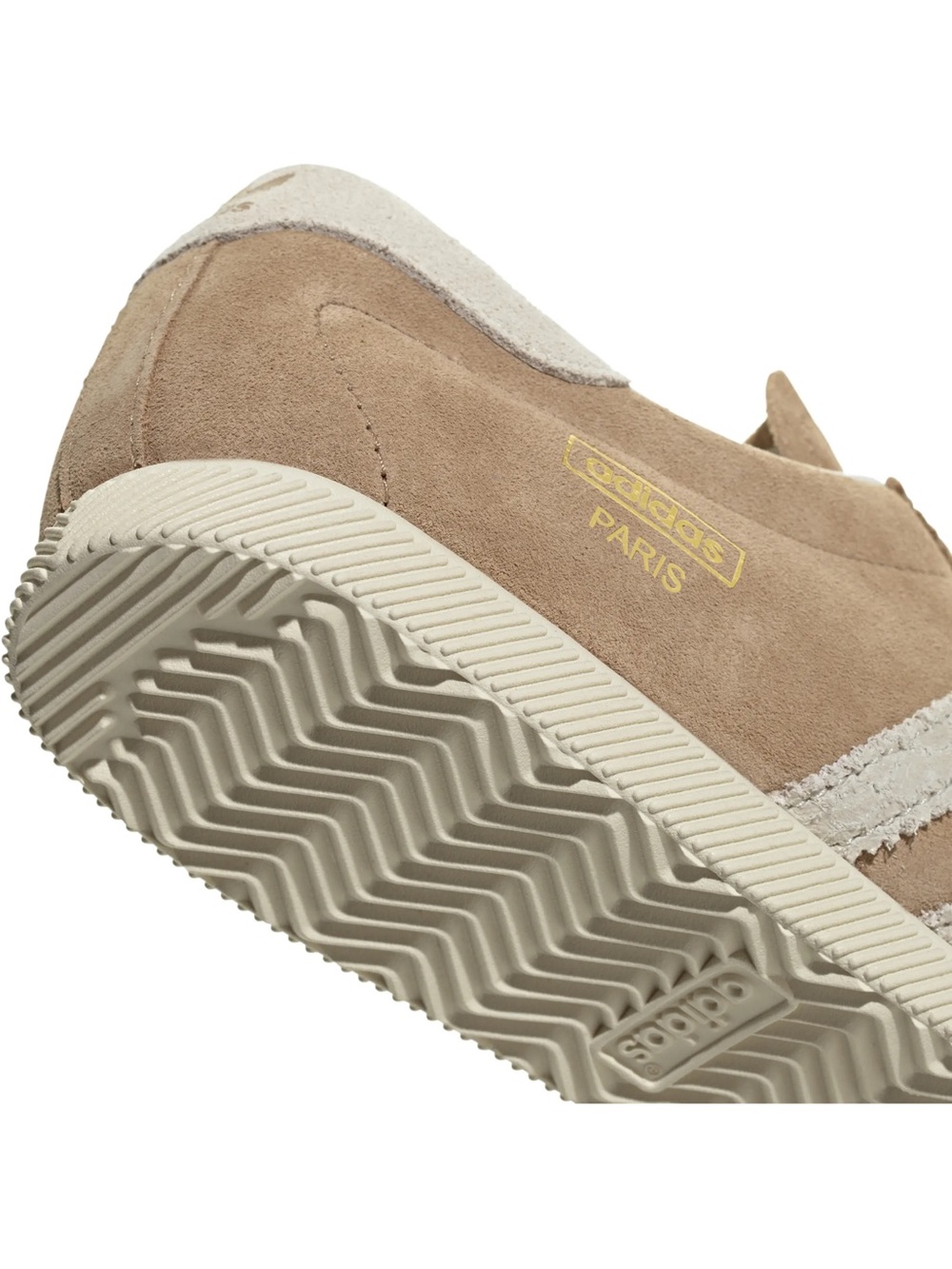 adidas Paris Suede Sneakers in Taupe and Off-White - Picture 6 of 8